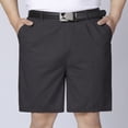 thumbnail image 5 of YTCAMLO Plus Size Mens Golf Shorts Classic Fit Stretch Cotton Flat Front Dress Shorts with Pockets Quick Dry Baggy Summer Shorts, 5 of 6