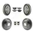 thumbnail image 1 of Transit Auto Front Rear Coated Disc Brake Rotors and Ceramic Pads Kit for Car BMW X5 X6 KGC-100622, 1 of 11