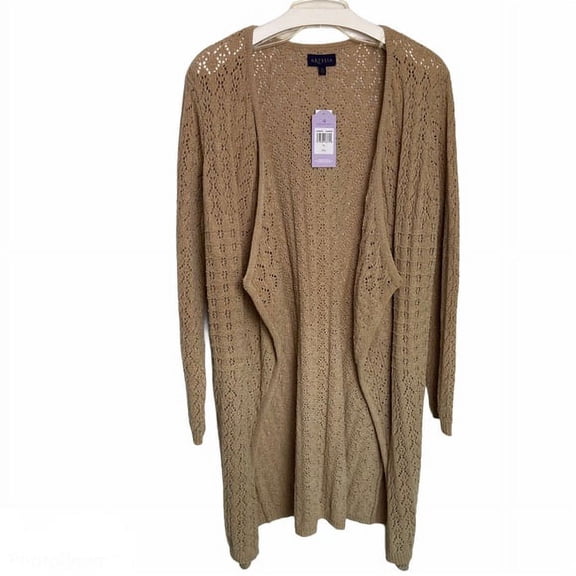 Artesia Women's JAS40666K3 Cardigan, Champagne, X-Large