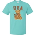 thumbnail image 3 of Inktastic Patriotic USA Teddy Bear with American Flag T-Shirt, 3 of 5