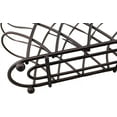 thumbnail image 5 of Criss Cross Metal Napkin Holder – Oil Rubbed Bronze Upright Tabletop Stand for Kitchen or Dining Table – Stylish & Durable Napkin Organizer 8" H x 7.75" L x 1.75" D by Dependable Industries, 5 of 9