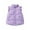 Purple, variant on XEGLSBU Girls Clothes Size 5-6 Children's Down Vest Autumn and Winter Warm Sleeveless Lace Shoulders Pure Color Vest for Baby Girls Hot Pink Size 6-7 Years