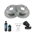 thumbnail image 2 of TRQ Rear Ceramic Brake Pad & Rotor LH & RH Kit w/Fluids for Mitsubishi Endeavor BKA16659, 2 of 6