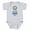 Heather Gray, variant on CafePress - U.S. Navy I Want To Be Like My Dad - Cute Infant Bodysuit Baby Romper - Size Newborn - 24 Months