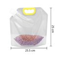 thumbnail image 1 of Bolsa de almacenamiento sellada, bolsa de embalaje de arroz, granos a prueba de humedad, a prueba de insectos, transparente, gruesa, portátil, de grado alimenticio, 1/3/5 Uds., 1 of 4