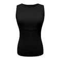 thumbnail image 5 of SHenli Womens Double Lined Tank Tops V Neck Basic Sleeveless Shirts Racerback Silk Shirt Summer Tees, 5 of 5