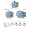 thumbnail image 2 of Light Blue Sunshine Sunflower Toaster Cover 4 Slice, Large Kitchen Appliance Covers, Pastoral Bees Farmhouse Floral Toaster Oven Cover with Loop, Bread Machine Cover Polyester Dust Cover Protection, 2 of 4