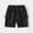 Black, variant on NAISIBABY Boys Cargo Shorts Size 5, Pockets Solid Color Elastic Waist Summer Fashion Casual Shorts Black（2-8T)