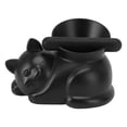 thumbnail image 1 of Boîte à Résidus de Café avec Barre Amovible Forme de Chat Mignon Seau de Recyclage pour Café Maison Chat Noir, 1 of 12