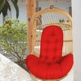 thumbnail image 6 of Leodye Basket Cushion Thickened Replacement Set of 1, Chair Cushion Waterproof Basket Chairs Cushion U-Shaped Cushions for Hanging Chairs Swing, 6 of 8