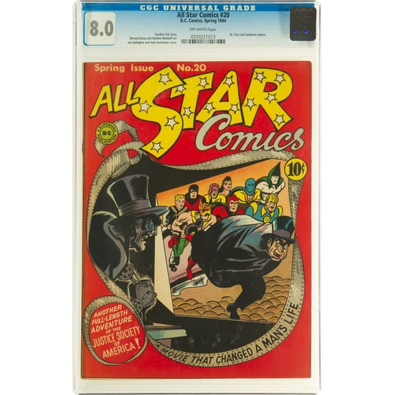 All Star Comics #20 - CGC 8 Comic Book