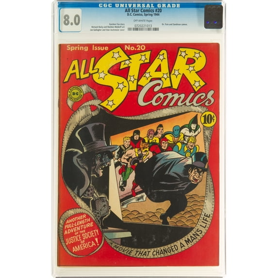 All Star Comics #20 - CGC 8 Comic Book