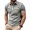 Gray, variant on Quarter Zip Shirt Short Sleeve Casual Classic Zipper Collared Shirt Slim Fit Tops with Pocket for Daily Wear