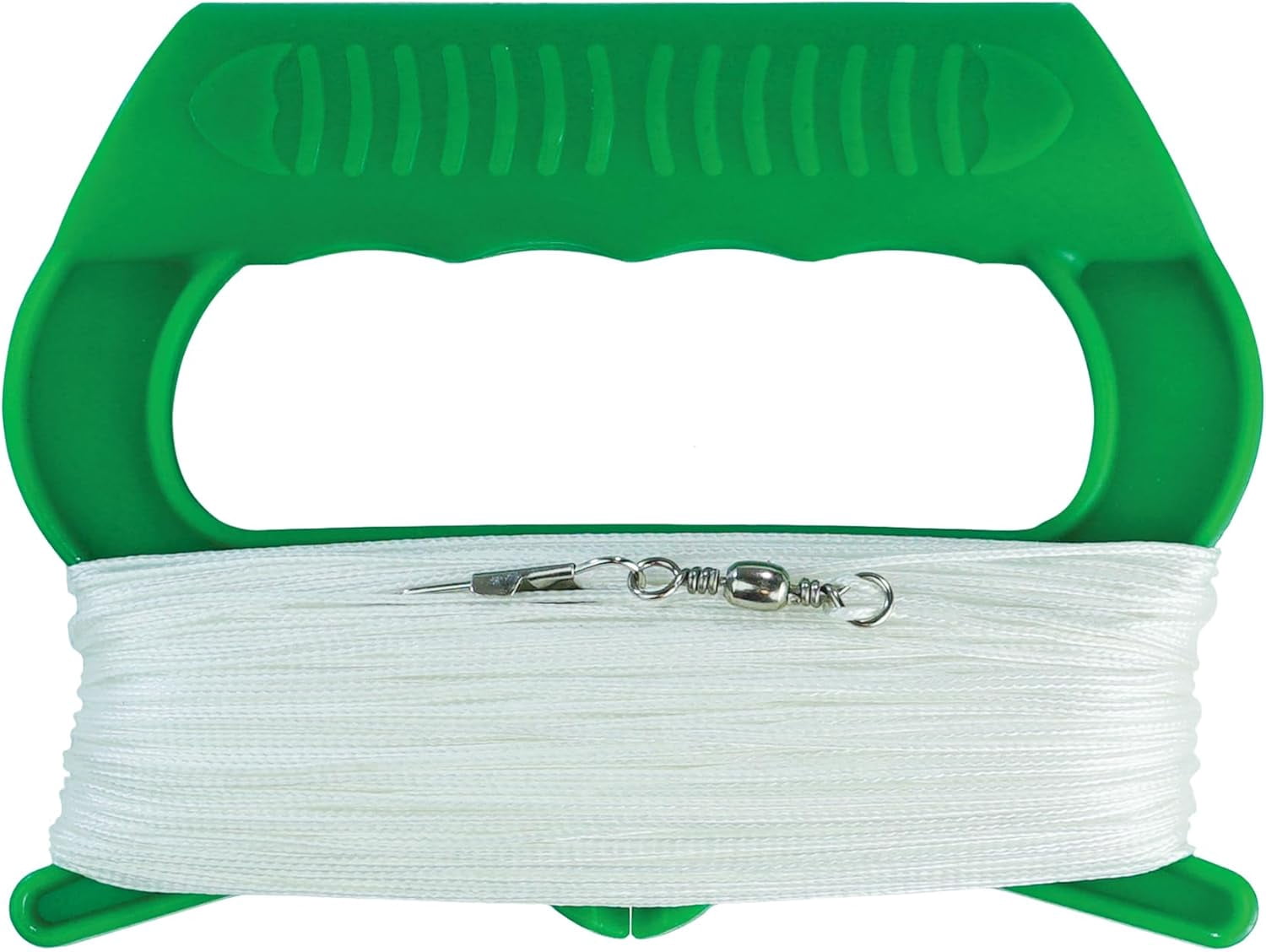 In the Breeze 3452 — 50 LB x 300' Braided Kite Line on Green Handle - 12 PC - Kite Line Multi-Pack Great for Events, Classrooms