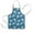 Blue Stars and, variant on Blue Soccer Elements Pattern Kids Aprons for Girls and Boys,Adjustable Neck Strap Toddler Aprons for Kids Cooking Baking