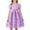 Purple, variant on LWNYDPLSD 4t Princess Dress Long Sleeve Evening Gown Infant Gowns Plus Size White Dress Fairy Dress Thanksgiving Dress Toddler Size 5 Girls Clothes, 4-5 Years
