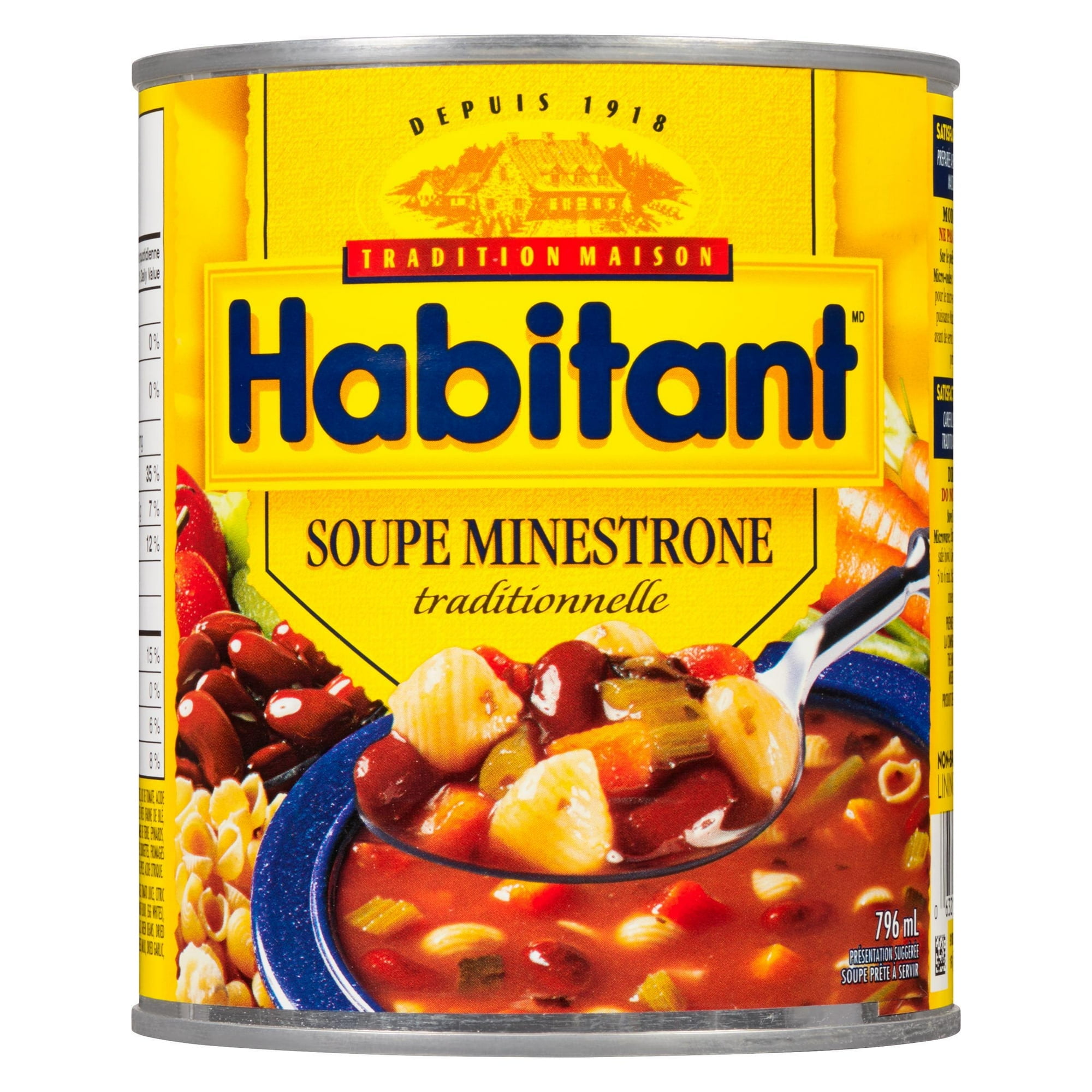 Habitant Traditional Minestrone Soup, 796 mL