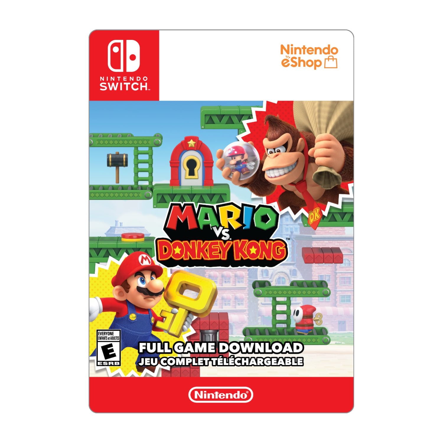 Nintendo Switch Mario vs. Donkey Kong $64.99 (Code Numérique)