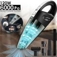 thumbnail image 1 of Handheld Vacuum Cleaner for Car and Home - Powerful Cyclonic Suction - Portable, Wet and Dry - 6000PA, 1 of 4