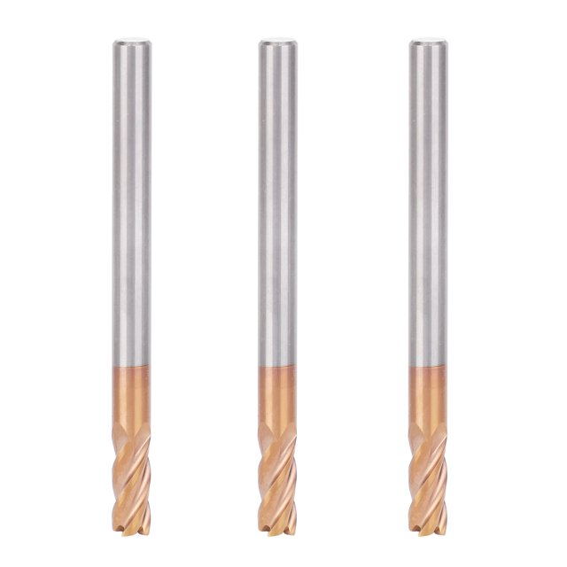 Oubit CNC Cutting Mill,3Pcs 4 Fultes End Industrial Supplies End Mill Cutter Versatile Functionality