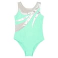 thumbnail image 4 of iiniim Kids Girls Gymnastics Leotard Ballet Dance wear Skating Unitard Bodysuit Activewear Lake Green 8, 4 of 6
