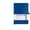 Royal Blue, variant on A5 Hardcover Password Logbook and Internet Address Organizer with Alphabetical Tabs Dotted Notebook Journal for Seniors and Office Use with Elastic Closure Red
