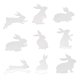 thumbnail image 5 of unbranded 9Ud Calcomanías Decorativas De Para Fiesta De Pascua Color Plateado, 5 of 7