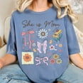 thumbnail image 3 of She Is Mom Christian Floral Mom Shirt, Mama Tee Shirt, Mom Birthday Gift, Mothers Day Shirt,Gift For Mom, 3 of 4