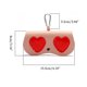 thumbnail image 2 of Elegante Soporte Para Anteojos De Cuero Pu, Bolsa Para Gafas De Sol, Linda Bolsa De Almacenamiento De Gafas De Dibujos Animados Con Gancho Para Viajes, Compras, Playa Guardurnaity AP006521-05, 2 of 6