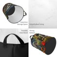 thumbnail image 2 of Fotbe Sunflower Field Spotted Dog Cesto de Ropa con Asas, Cesto Impermeable de Gran Capacidad, Bolsa de Lavado para Dormitorio, Cesto de Ropa con Ruedas y Asas-Small, 2 of 6
