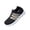 Black_008, variant on Domuza Women's Colorful Stripe Knit Slip-On Sneakers, Lightweight Breathable Comfort Walking Shoes, Casual Non-Slip Footwear for All-Day Wear Black 6.5（EU-37）