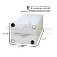thumbnail image 4 of Class A Customs | 20 Gallon RV Concession Fresh Water Tank with Plumbing Kit & 12 Volt Water Pump | T-2000-BPK-PUMP, 4 of 4