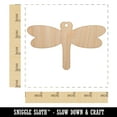 thumbnail image 2 of Dragonfly Solid Wood Holiday Christmas Tree Ornament Unfinished DIY Pre-Drilled Craft, 2 of 7