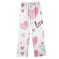 thumbnail image 5 of FDGIU ‌‌‌‌Plus Size Valentine Pajama Set for Women - Long Sleeve Button Down Sleepwear Pockets, 5 of 6
