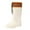 White, variant on Rain Boots Rainy Season Tube Mouth Solid Color Rain Shoes Thick Rainproof Non Slip Womens Rubber Boots White 36