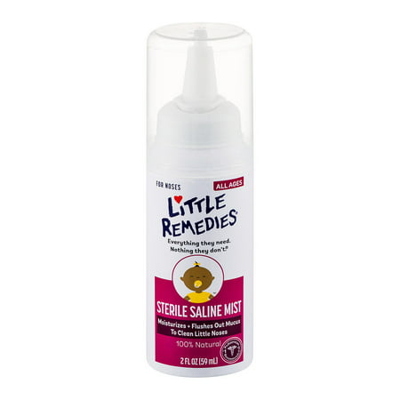 Little Remedies Little Noses Sterile Saline Nasal Mist - 2 (Best Home Remedy For Stopped Up Nose)