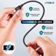 thumbnail image 3 of Cable Tipo C 1m Carga Rápida Datos Usb Android Unlock, 3 of 6