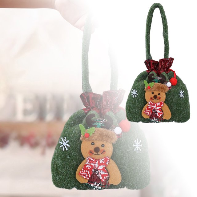 Holiday Party Celebration Bags with Secure Drawstring Closure for Festive Wrapping and
