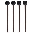 thumbnail image 4 of AURARMLET 2 Pairs Drum Mallets for Music Practice and Rehearsal with Wood Handle and Rubber Ball Head 17.20X1.80X1.80cm, 4 of 8