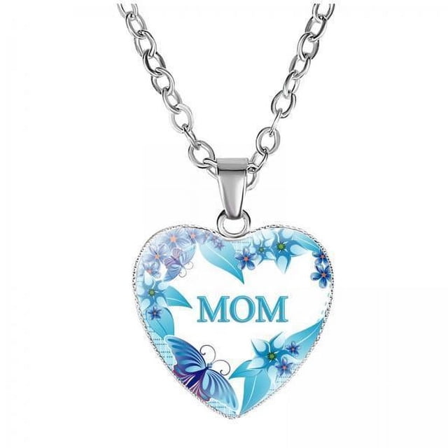 Collares para Mamá Strade Fareast Limited Collar de Corazón de Amor 2 Piezas