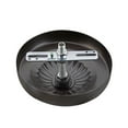 thumbnail image 3 of Aspen Creative 21515-11 Transitional Fixture Canopy Kit, 4-3/4 Diameter with Collar Loop, 1" Center Hole, Oil Rubbed Bronze, 3Ft Heavy Chain, 1 Sets/Pack, 3 of 5