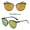 Blue, variant on Penkiiy Heart Shaped Sunglasses Vintage Bachelorette Sunglasses Women Retro Eyeglasses for Traveling Black