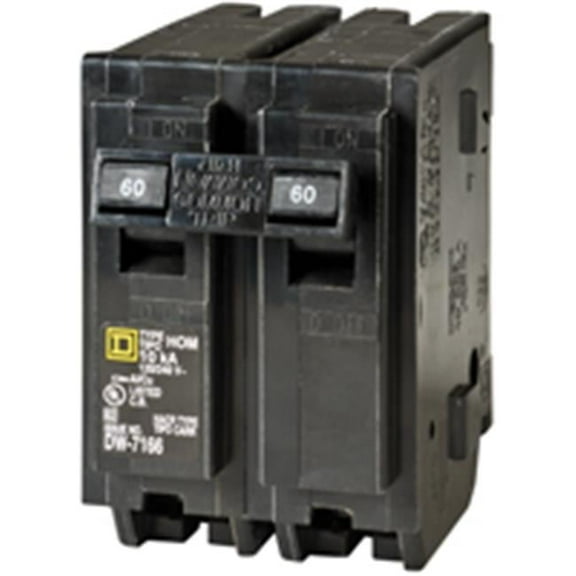 Square D By Schneider Electric HOM260CP 60A 2P Plugon Circuit Breaker