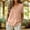 #0147-Pink, variant on Neewe Cotton Linen Button Down Shirt for Women V Neck Plain Blouse Casual Short Sleeve Embroidered Tops