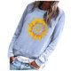 thumbnail image 2 of Puntoco Mujeres Impresión O-cuello Manga larga tops Suéter suelto Sudadera Blusa informal Puntoco Puntoco-7343, 2 of 5