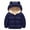 Navy blue, variant on URMAGIC Toddlers Baby Boys Girls Long Sleeve Solid Color Hooded Bears Ears Jacket Kids Winter Warm Fleece Coat Outerwear 1-6T