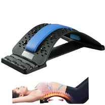 NGARDK Back Stretcher for Lower Back Pain Relief - Adjustable Lumbar Support Board (Blue)