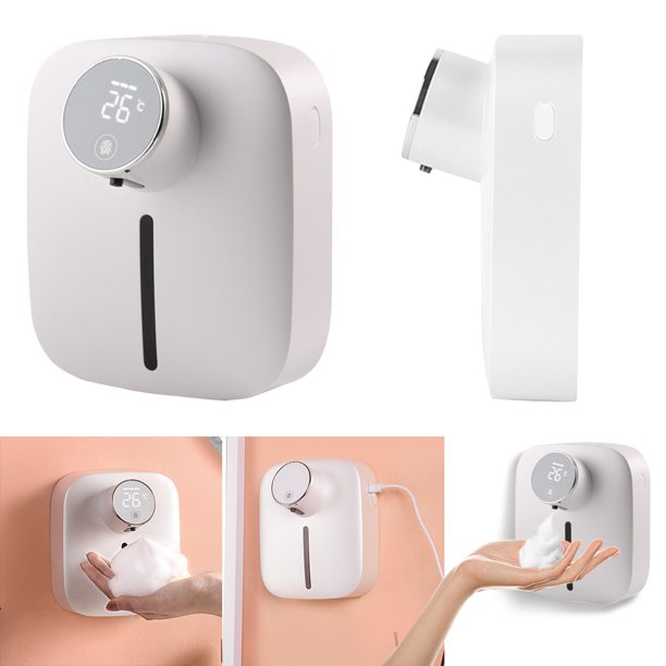 Bomba Jabón Eléctrica Lavadora Manos Automática Sensor Infrarrojo 300 Ml para Oficinas en El Rojo