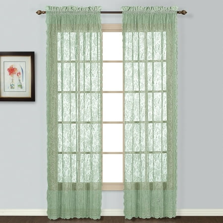 Windsor 72 X 36 Window Curtain Swagger Topper Sage Walmart Com