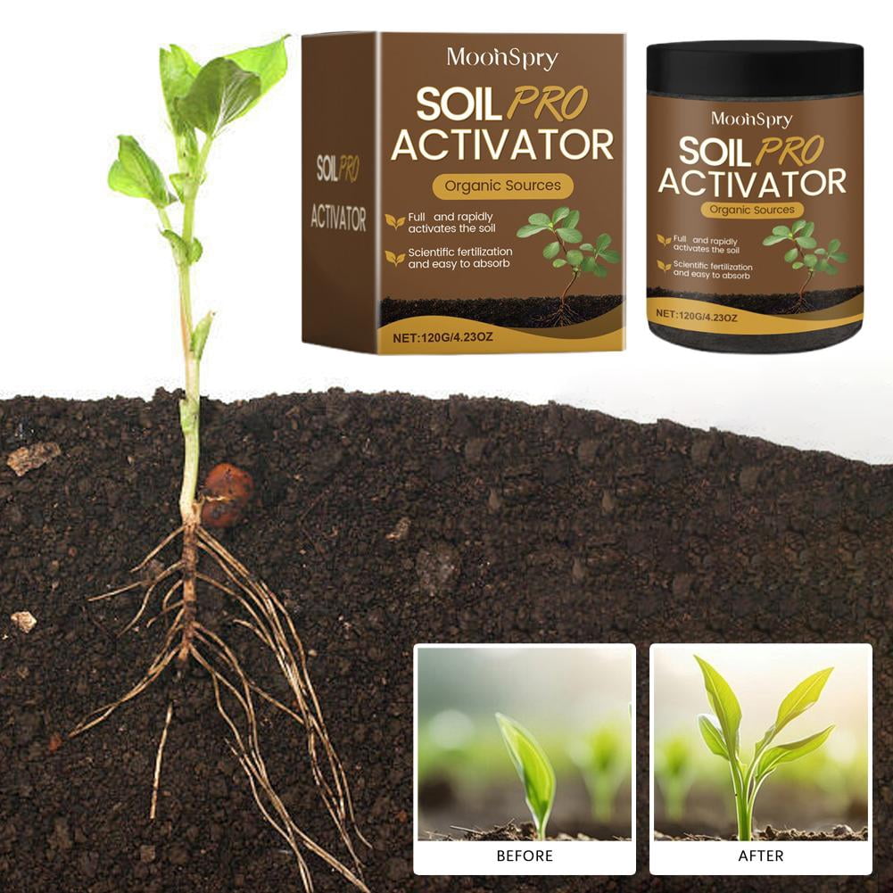 Soil Activator,Premium Organic Soil Activator & Plant Fertilizer for Potting Mix,2025 New Soil Activated Treasure,Natural Root Growth Enhancer,Promote Plant Rooting &Growth Environment